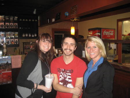 My nephew Joey, Daughter Emily, and Myself