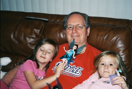 Grampy and his granddaughters