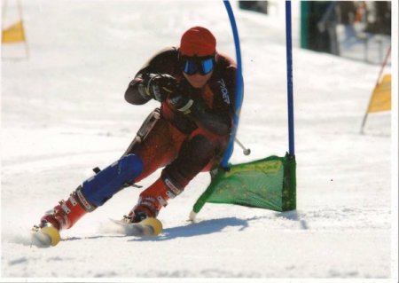 my son, jay, racing in colorado