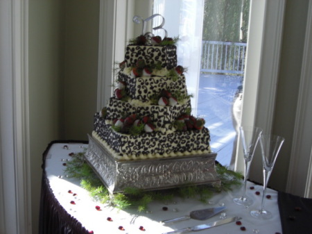Jay and Katrina's Wedding cake