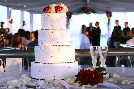 Our Wedding Cake...yummmm