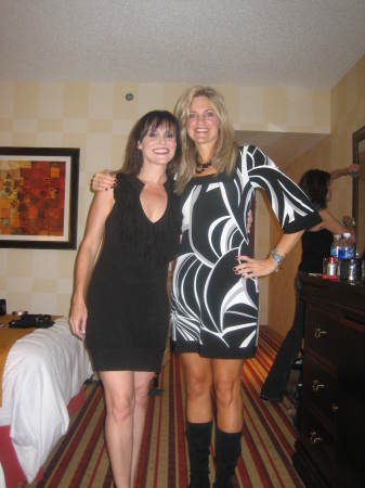 me and kerrie on our girls weekend