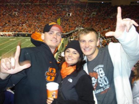 My kids at the Bedlam game 2008