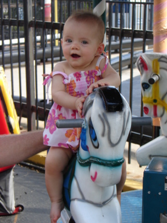 Julia going for a ride