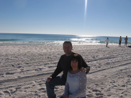Pensacola Beach where Dave Proposed