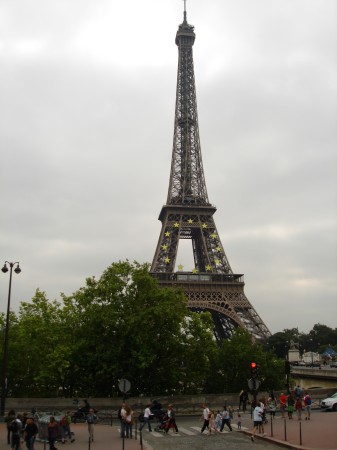 Eiffel Tower--very impressive! Aug 2008