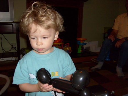 Jake with a Balloon Animal