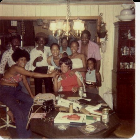 1976 I'm in the light blue halter top!