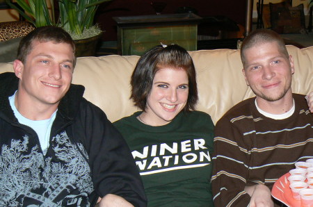 my sons Troy and Tyler with cousin Brittney