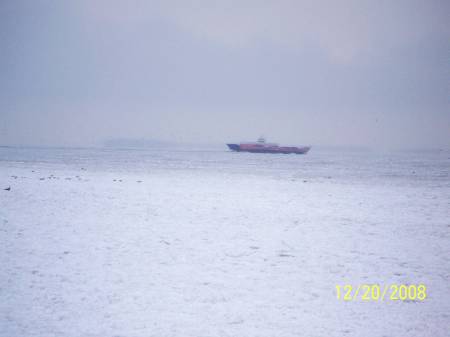 ferry on its way to kelly's