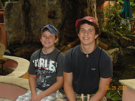 Bryce and Brentz in Florida June of "08