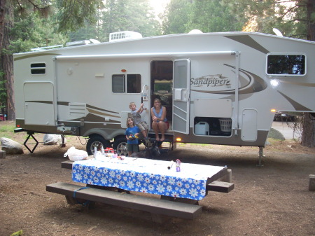 Camping at Union Valley Resvoir