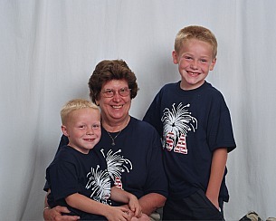 My grandsons and I