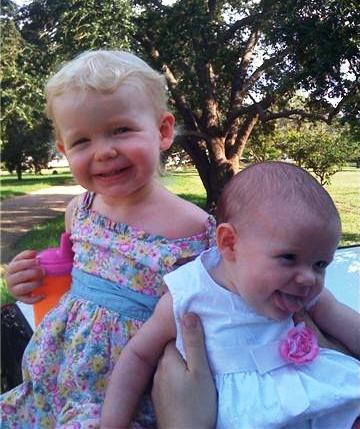 The girls at the park