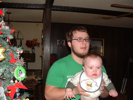 My second oldest son Chris and granson Spencer