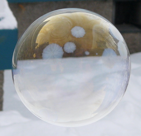 Freezing bubble