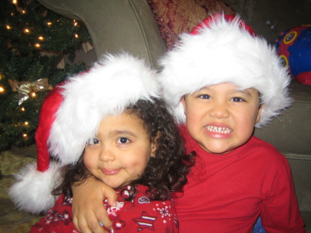 Sammy and Sofia Christmas 2007