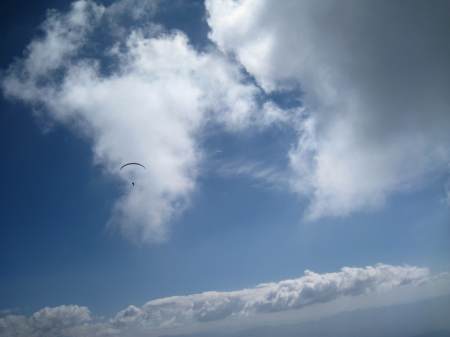 Flying at cloudbase