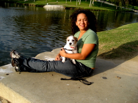 Jak and I at the park