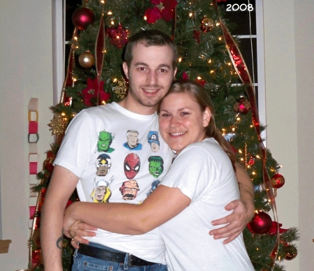 Me and Hubby Christmas 2008