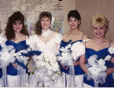 Lisa's Bridal Party 1990