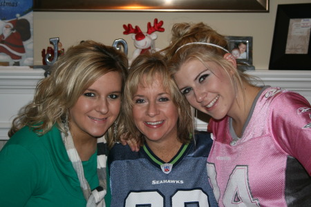 Christmas 08 with my daughters