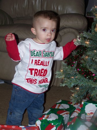 Kyler at Christmas