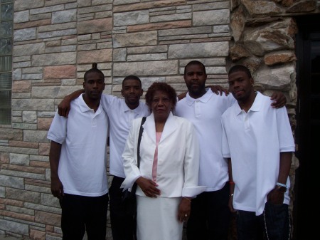 My Mom and my young mens 7/09