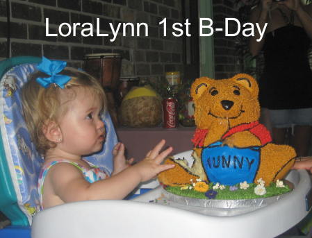 our grand daughters 1st b-day