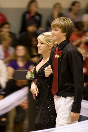 Son Ian Freshman Homecoming