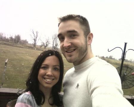 My son Mark and his soon to be wife Victoria