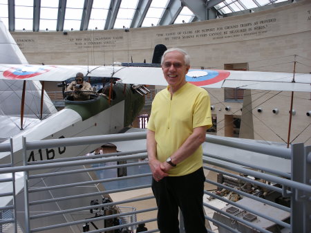 Rudy at the Marine Corp Museum