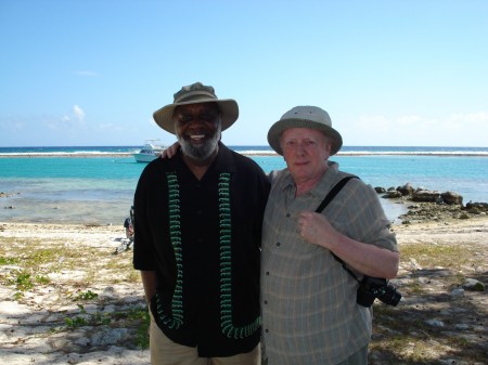Franklin & Peter Maloney on Set Cayman Went