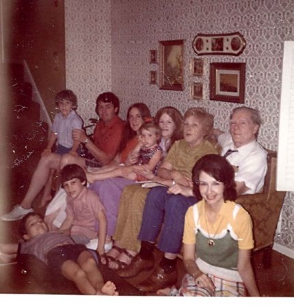 Part of the family in late 1960's