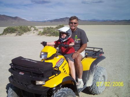 Dry Lake in Nevada July 2006