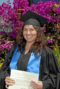 Kellie graduating from UC Santa Barbara