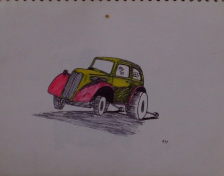 Funny Car,  Original Artwork