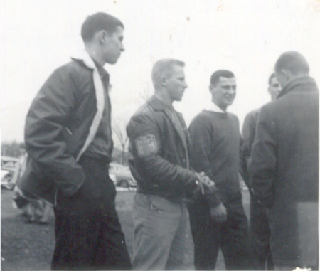 A few footballers circa 1960