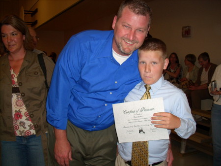 Josh's 5th grade graduation