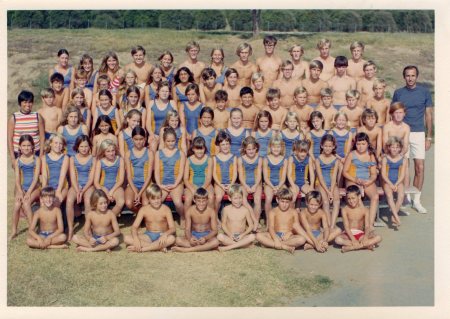 Grand Terrace Swim Team during the 1970's
