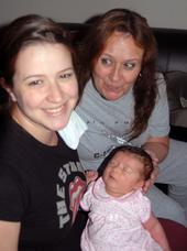 Kathy (Nanis), Rena, my daughter and Delilah