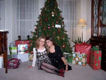 Ashley and Moi - Christmas 2008