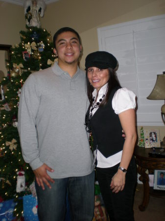 Danny Lugo with his Auntie Michelle