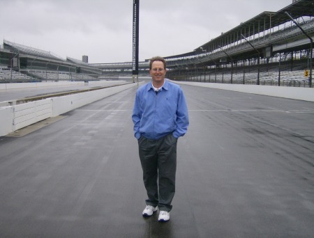 Scott at the Indianapolis Motor Speedway