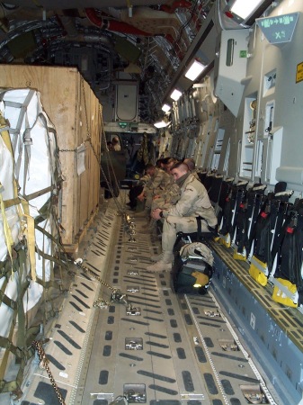 "First-Class Seating" - on a C-17...