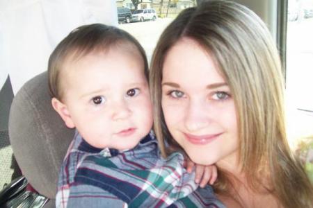 daughter Heather & grandson Caiden