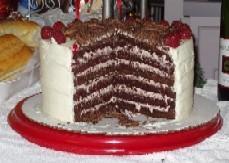 inside the cake