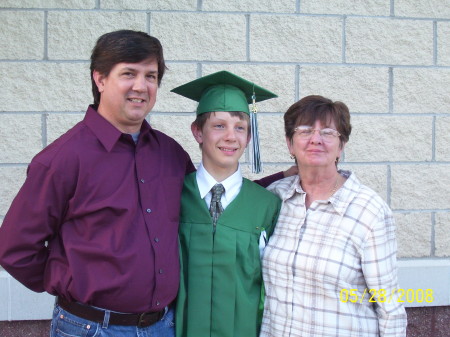 Nick's 8th grade graduation 2008
