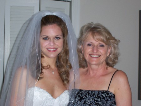 Bride and Mom