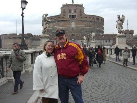 Marianne &  I at the Castle St. Angelo